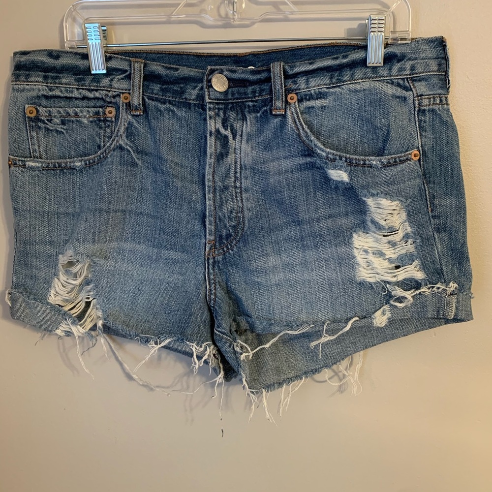 BDG Distressed Jean Shorts